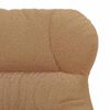vidaXL Fauteuil Beige 69 x 74 x 93 cm Sherpa Stof