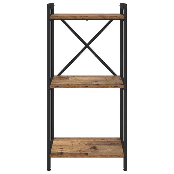 vidaXL Boekenkast Oud hout 40 x 30 x 85 cm Bewerkt hout
