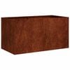 vidaXL Plantenbak Roestig 80 x 40 x 40 cm