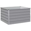 vidaXL Verhoogd Tuinbed Grijs 100 x 80 x 55 cm koudgewalst staal
