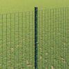 vidaXL Hek met Paal Groen 1,4 x 50 m Staal en PVC