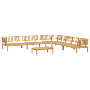 vidaXL 6-delige Loungeset pallet massief acaciahout