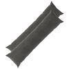 vidaXL Kussensloop 2 pcs HEERLEN Donkergrijs 40 x 145 cm Fluweel