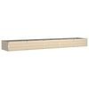 vidaXL Plantenbak Ivoor 480 x 100 x 45 cm Gegalvaniseerd staal