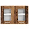 vidaXL Hangkast met opslag 2 pcs Oudhout 60 x 31 x 40 cm Bewerkt hout