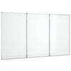 vidaXL Whiteboard magnetisch inklapbaar 150x100x1,7 cm aluminium
