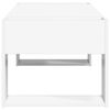 vidaXL Salontafel Wit 110 x 50 x 41 cm Bewerkt hout