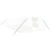 vidaXL Tuinkas met stalen frame 48 m&sup2; 12x4x2 m wit