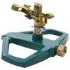 vidaXL Sproeier roterend 21x22x13 cm metaal groen