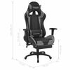 vidaXL Gaming Stoel Grijs 70 x 71 x 136 cm Kunstleer