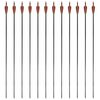 Pijlen voor recurveboog standaard 30" 0,76 cm koolstof 12 stuks