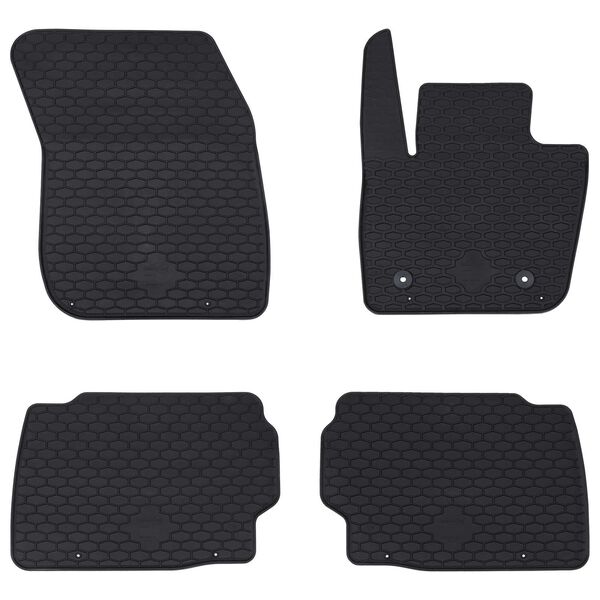vidaXL Autobodemmat 4 pcs Zwart geschikt voor Ford MONDEO 2014- Rubber
