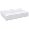 vidaXL Wastafel 60x38x11 cm mineraal gegoten/marmer gegoten wit