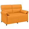 vidaXL Bank 100% polyester metalen frame MDF, Multiplex