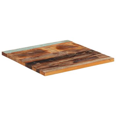 vidaXL Tafelblad vierkant 25-27 mm 60x60 cm massief gerecycled hout