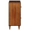 vidaXL Dressoir Walnotenhout 60 x 33 x 75 cm Massief Mango Hout