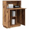 vidaXL Bureau met plank Oud Hout 71,5 x 31,5 x 106,5 cm Bewerkt hout