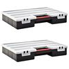 vidaXL Assortimentsdozen 2 st met verdelers 460x325x80 mm kunststof