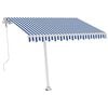 vidaXL Luifel automatisch uittrekbaar 350x250 cm bruin