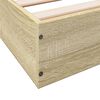 vidaXL Bedframe zonder matras hout sonoma eikenkleurig 150x200 cm