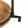 vidaXL Bijzettafel Ø55x60 cm massief mangohout