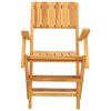 vidaXL Tuinstoelen inklapbaar 4 st 55x62x90 cm massief teakhout