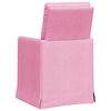vidaXL Eetstoelen 2 pcs Roze 57 x 67 x 98 cm Stof