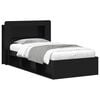 vidaXL Bedframe met opslag Zwart 90 x 190 cm Bewerkt hout