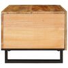vidaXL Salontafel Naturel 80 x 50 x 40 cm Massief Mango Hout