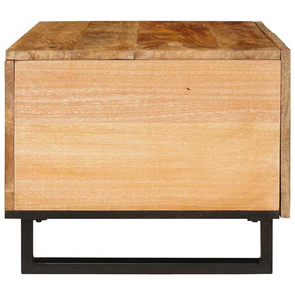 vidaXL Salontafel Naturel 80 x 50 x 40 cm Massief Mango Hout