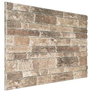 vidaXL Wandpanelen 10 st 100 x 50 cm Meerkleurig EPS-schuim