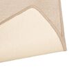 vidaXL Bedtapijten shaggy hoogpolig 3 st beige