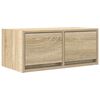 vidaXL Tv-meubelen 2 st 60x31x25,5 cm bewerkt hout sonoma eikenkleurig