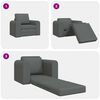 vidaXL Vouwsofa Bed Donkergrijs 98 x 71 x 83 cm Stof