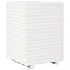 vidaXL Plantenbak 50x50x72 cm massief grenenhout wit