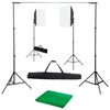 vidaXL Fotostudioset met softboxlampen en achtergrond