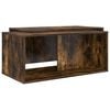 vidaXL Koffietafel Set 2 st Gerookt eiken 90 x 48 x 40 cm Bewerkt hout