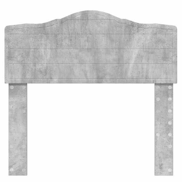 vidaXL Hoofdbord Beton Grijs 75 cm Bewerkt hout