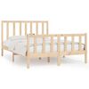 vidaXL Bedframe massief hout 140x190 cm