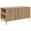 vidaXL Salontafel Artisan Eiken 102 x 44,5 x 50 cm Bewerkt hout