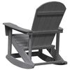 vidaXL Adirondack Schommelstoel Lichtgrijs 73.5 x 92 x 90cm HDPE