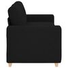 vidaXL Loveseat bank 180x77x82 cm stof zwart