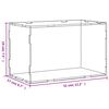 vidaXL Displaybox transparant 31x17x19 cm acryl