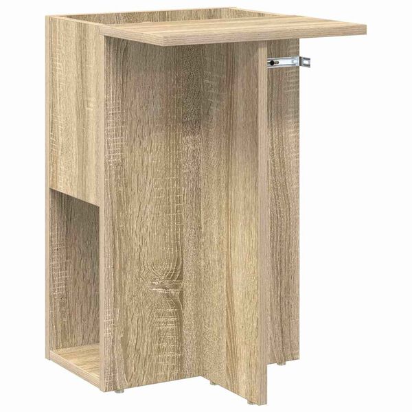 vidaXL Bijzettafel Sonoma Eiken 35 x 40 x 55 cm Bewerkt hout
