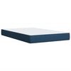 vidaXL Boxspring met matras stof blauw 120x190 cm