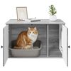 vidaXL Kattenhuis Grijs Sonoma 85 x 55 x 50 cm Bewerkt hout