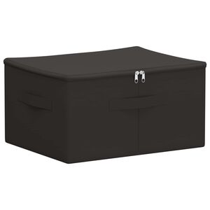 vidaXL Opbergbox Nonwoven stof 43 x 34 x 23 cm 33,6 L Antraciet