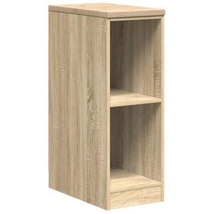 vidaXL Garagekast 30x51x85 cm massief grenenhout sonoma eikenkleurig