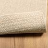 vidaXL Vloerkleed ZIZUR beige binnen en buiten 60x110 cm jute look