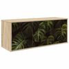 vidaXL Wandgemonteerd tv-meubel ELBURG 102 x 33 x 40 cm Sonoma Eiken